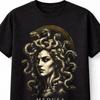 Medusa Greek Mythology Snake Goddess Horror Gothic Unisex TShirt