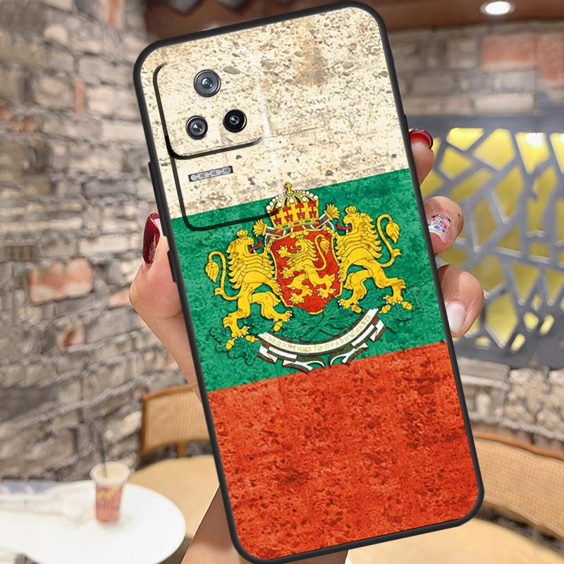 Bulgaria Passport Flag Map Case For Xiaomi 11T 12T 13 Pro 12X 11 12 Lite Cover For POCO F5 X5 X4 X3 Pro F4 GT F3 M5 C40