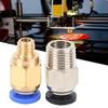 20Pcs Straight Pneumatic Fitting Push Connect for Bowden Ex 3D Printers PC4‑M10 PC4‑M6