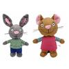 Kawaii Pip and Posy Plush Toy Anime Cartoon Stuffed Plushie Dolls Kids Girls Christmas Birthday Gifts