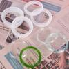 1Pc Silicone Bangle Mold Round Silicone Mold For Diy Jewelry Dried Flower Resin Rhombus Bracelet Model Casting Mould Tools