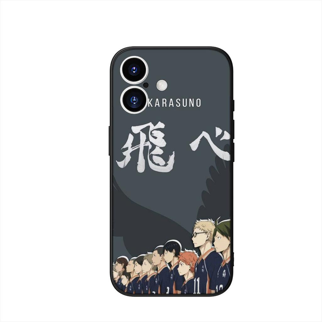 Volleyball Haikyuu Hinata Attacks Phone Cover Case for Apple iPhone 17 16 15 11 Pro XS Max XR 6 7 8 Plus + SE 2020 5 16E Casing