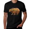 Sundown Bear Double Exposure T-Shirt Standard Fit Solid Tee Shirt