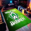 Werder Bremen logo Tapijt Vloerkleed voor Woonkamer Slaapkamer Huis Bank Decoratie, Kinderen spelen Antislip Vloermat