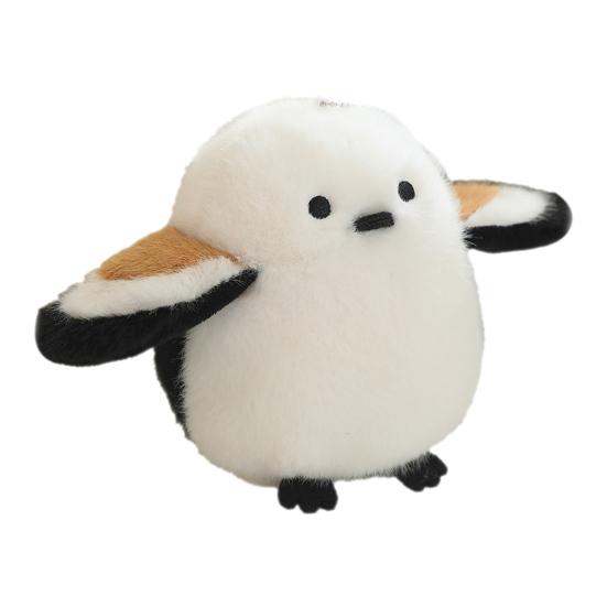 5 Inch Plush Shoulder Magnet Stuffed Animal Toy Cute Parrot/Crow/Cockatiel/Owl Birds Plushies Present