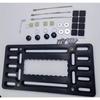 Car License Plate Bracket Front License Plate Holder Mounting Kit Universal Bumper Frame Mount With Stainless Steel Screw Cap License Plate Covers