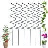 Heavy-Duty Spiral Plant Support Stakes, 6-Pack Durable Steel Garden Trellis for Climbing Plants and Vegetables
