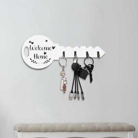 Porte-clés avec forte capacité de charge Style Bohème Décoratif Mural