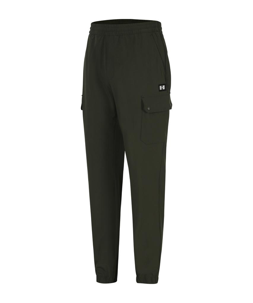 HUMMER H2 Woven Tech Elastic Waist Jogger Pants Khaki