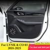 For LYNK & CO 03 2018-2026 Car Door Anti-kick Pad Interior Protection Sticker Modification Decorative Sticker Auto Accessories