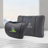 For Zeekr 7X 001 007 009 X Car Pillow Blanket Foldable Car Neck Pillows Nappa Leather Headrest Seat Lumbar Cushions Support