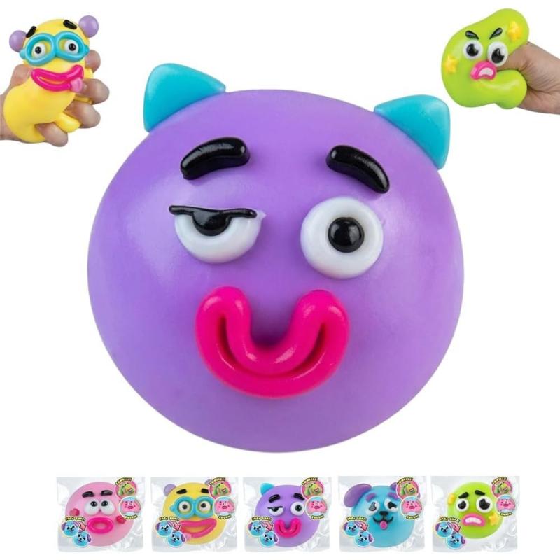Smushers Squishy, Curiosities Dog Fa Swap Squishy Toy, Soft Moldable Cute Slow Rise Squeeze Toy Adult Fun Gifts