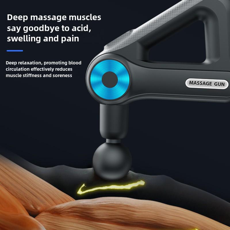 Electric Triangle Fascia Massage Gun for Muscle Relaxation and Fitness