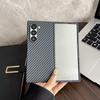 Luxusní kožené pouzdro z uhlíkových vláken Magsafe pro Samsung Galaxy Z Fold 7 6 5 4 3 Ochranný magnetický bezdrátový nabíjecí zadní kryt