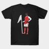 Men Black Print T-shirt Bukayo Saka Arsenal No-Cut Transfer Paper Print Cotton Tshirt - Men's Summer Cotton Graphic Tee