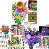 Flower Bouquet Christmas Countdown Resin Craft Gift For Holiday Celebrations