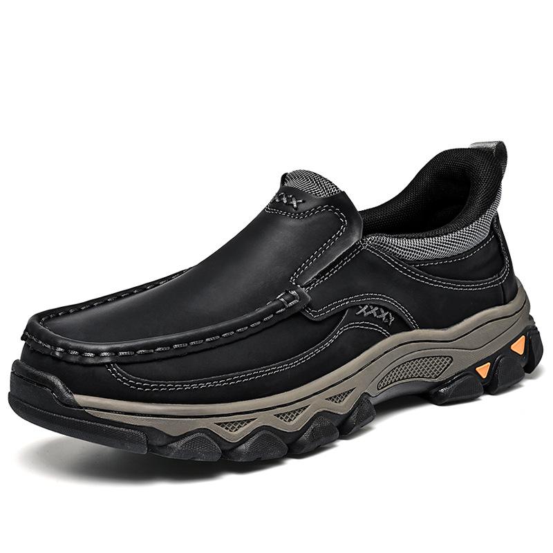 Men's Shoes High Quality Cow Leather Casual Shoes Classic Slip On Loafers Non Slip Oxford Shoes Men's Leather Sneakers Moccasins
