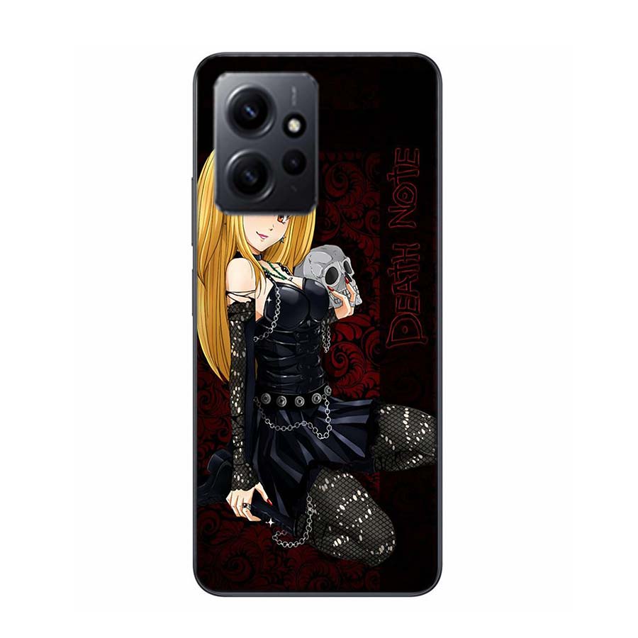 Anime Death Note Amane Misa Phone Case For Redmi Note 14 15 Pro 5G 13 12 Pro Plus 11 11T 11E 11S 10 Pro 10S 9 9S Cover Cell Clea