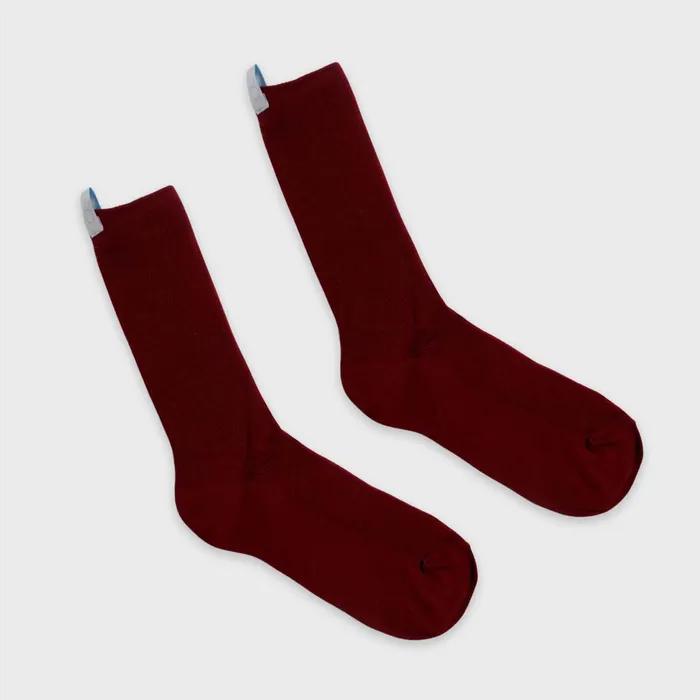 COLOR SOCKS _ BURGUNDY