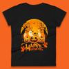 Happy Halloween Jack O Lantern Pumpkins Scary Boo Ghost Haunted Trees Womens Tee T Shirt Mens Tops Unisex Top