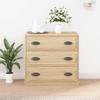 Vidaxl Cabinet, Sonoma Oak, 70X35.5X67.5 Cm, Wood-Based Material