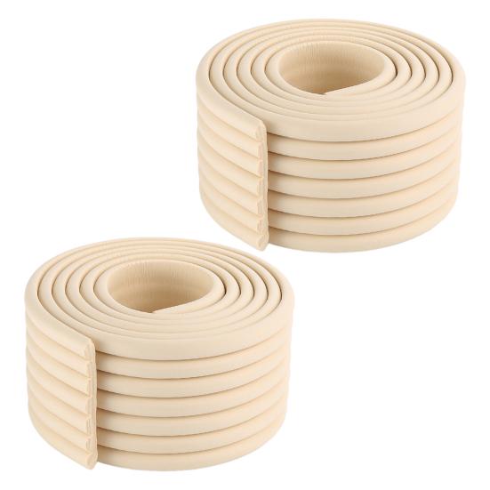 2Pcs 400x8CM Anti-Collision Foam Safety Strip Cuttable Self-Adhesive 0.8CM Extra Thick Baby