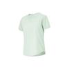 Fitness-Serie Einfarbig Eisgefühl Feuchtigkeitsableitend Locker Kurzarm-T-Shirt Damen Oberteile Eisgrün ATSU486-2