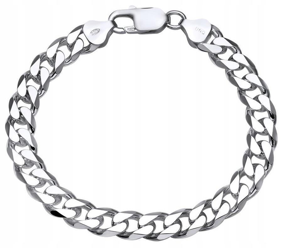 DIK Zilveren Herenarmband 925 ZILVER Cuirass 11mm Als Cadeau ITALIAANS