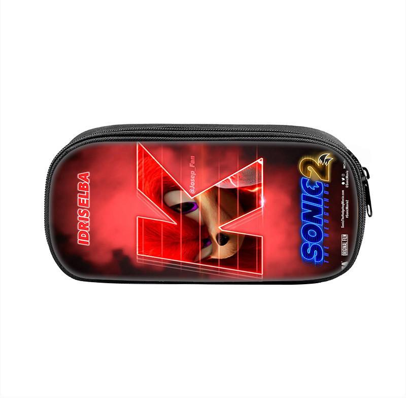 Sonic The Hedgehog Etui Van Nylon Materiaal Voor Schoolleerlingen En Verzamelaars