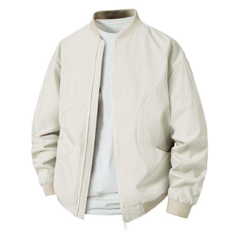 Spring New Men's Baseball Jacket Fashion Versatile Trench Coat