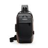 Men's Casual Crossbody Bag with USB Charging
