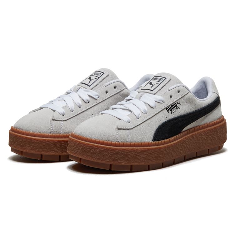 Puma Pantofi de damă cu platformă Trace gri negru Gum 365830-15