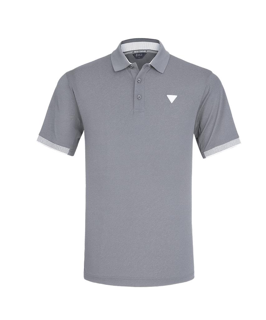 2ELA Coolstival Men'S Pk Collared Short Sleeve T-Shirt 5 Colors (Type B)