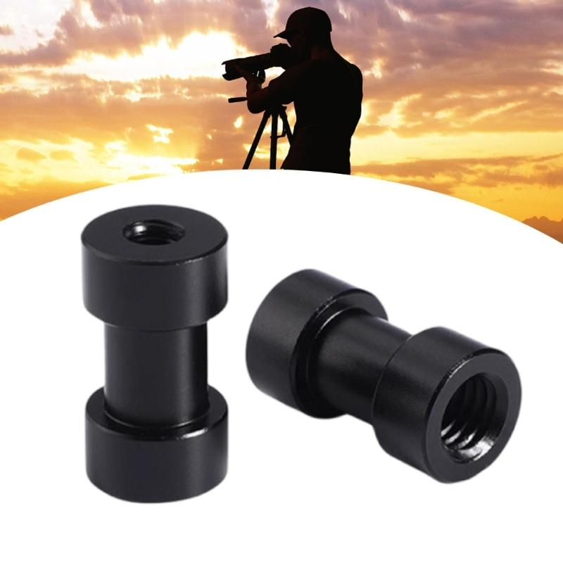Aluminum Tripods Screw Adapter 3/8 Female To 1/4 Female for Light Stands and Flash Triggers
