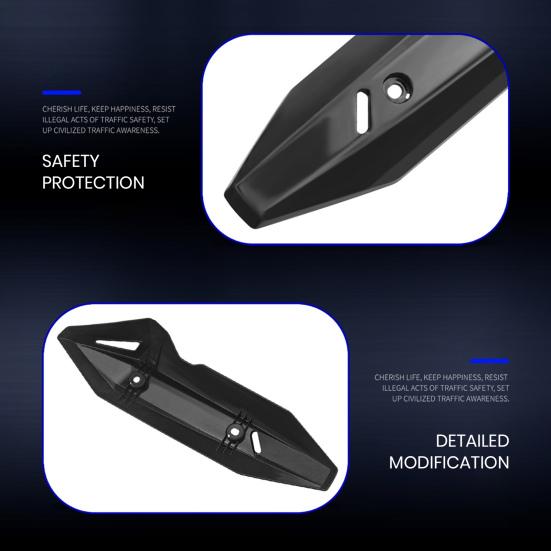 Motorcycle Exhaust Pipe Cover for Click 150/125 Heat Insulation Universal Motorbike Exhaust Tube Trim Protector Shield Guard Modification Replacement