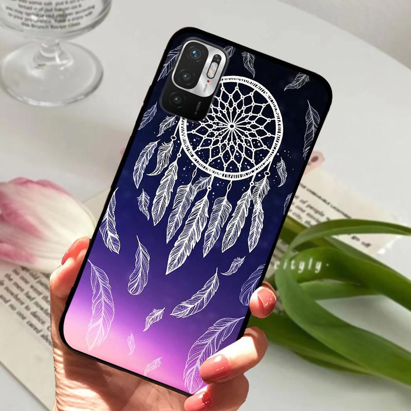 For Redmi Note 10T Case Note10 5G Geometric Design Silicone Soft TPU Back Covers For Xiaomi Redmi Note 10 JE Bumper Funda Capa
