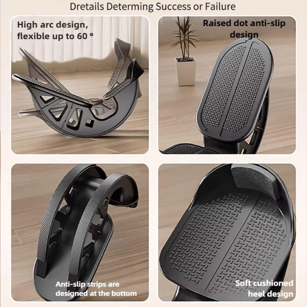 Portable Calf Stretching Wheel Large Load Bearing Tight Calves Foot Rocker Board Comfortable Non Slip Achilles Tendon Stretcher