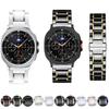 Ceramic Strap for Samsung Galaxy Watch 8 Classic 46mm/Ultra 2025 47mm Wristband for Galaxy Watch 8 44mm 40mm Metal Bracelet Band