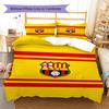 Barcelona SC Pattern Bedding Set Quilt Cover Pillowcase Home Decor Gift (1 * Duvet Cover + 2 * Pillowcase, Without Core)