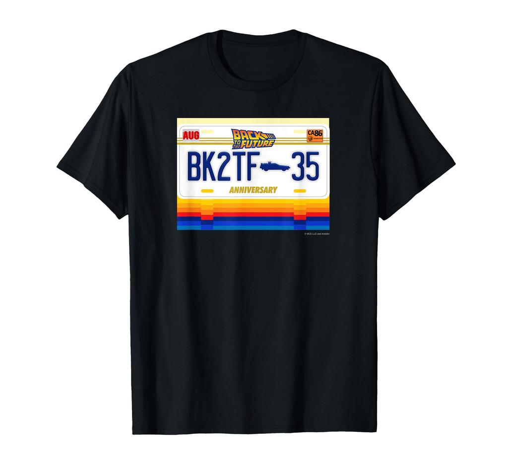 Back To the Future PLATE (BK2TF-35) T-shirt
