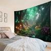Magic Forest Psychedelic Tapestry - Bohemian Hippie Witchcraft Wall Decoration Blanket For Children'S Room Decor