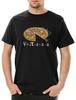 V = Pizza I Herren T-Shirt Lehrer Fun Teacher Professor Nerd Geek Science