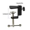 Reliable Aluminum Table Mount Clamp for Microphone Setups with Easy Adjustment and Stability MultiFunction Compatibility