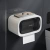 Wall-mounted Tissue Box, Bathroom Waterproof Roll Paper Rack, Non-perforated Tissue Box, Toilet Paper Rack, Tissue Storage Rack