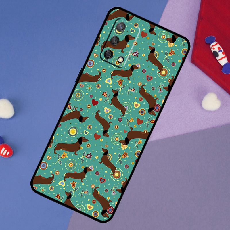 Dachshund Dog Case For OPPO A96 A76 A16 A18 A58 A78 A98 A17 A77 A54 A57 S A74 A5 A9 A53 A52 A72 A15 A93