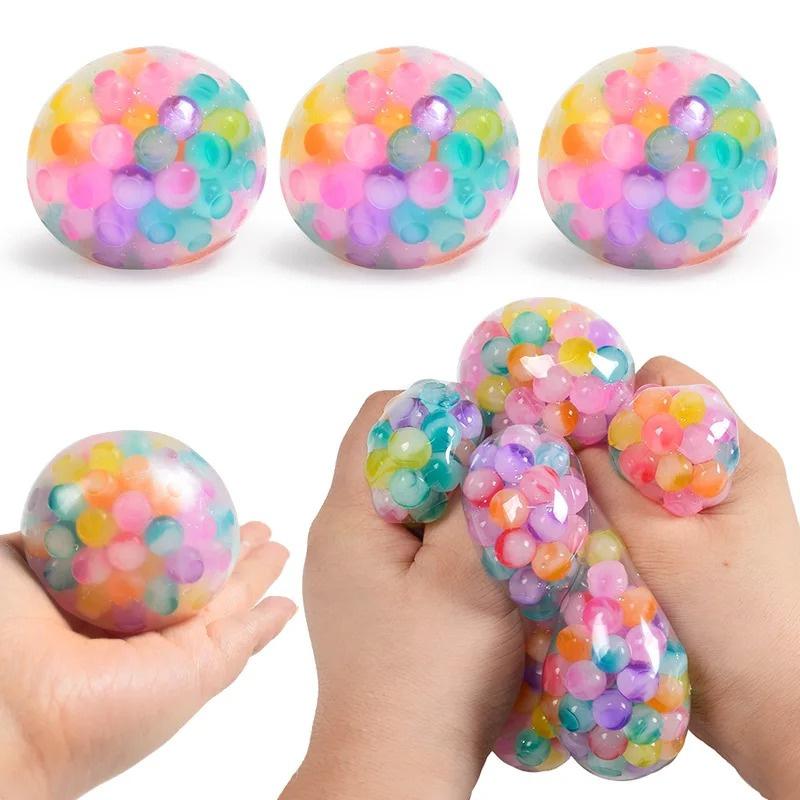Squishy Sensory Stress Squeezing Balls Best Calming Tool Fidget Toy Anxiety Relief Balls Fidget Classroom Prize Party Favors Toy