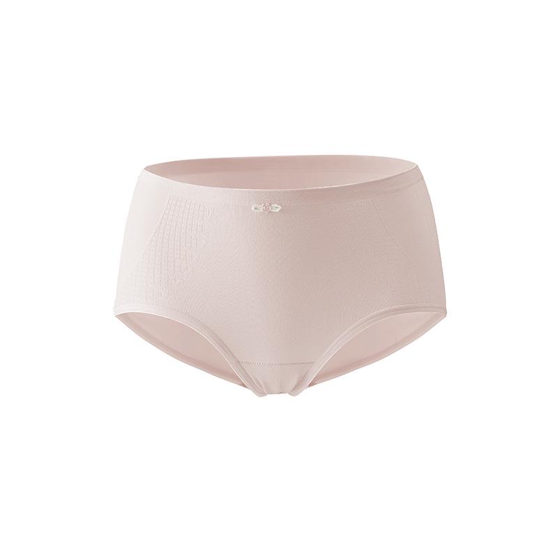 2025 Women's Seamless Cotton Mid-Waist Hip-Wrapping Briefs - Breathable, Antibacterial, Sexy Triangle Panties
