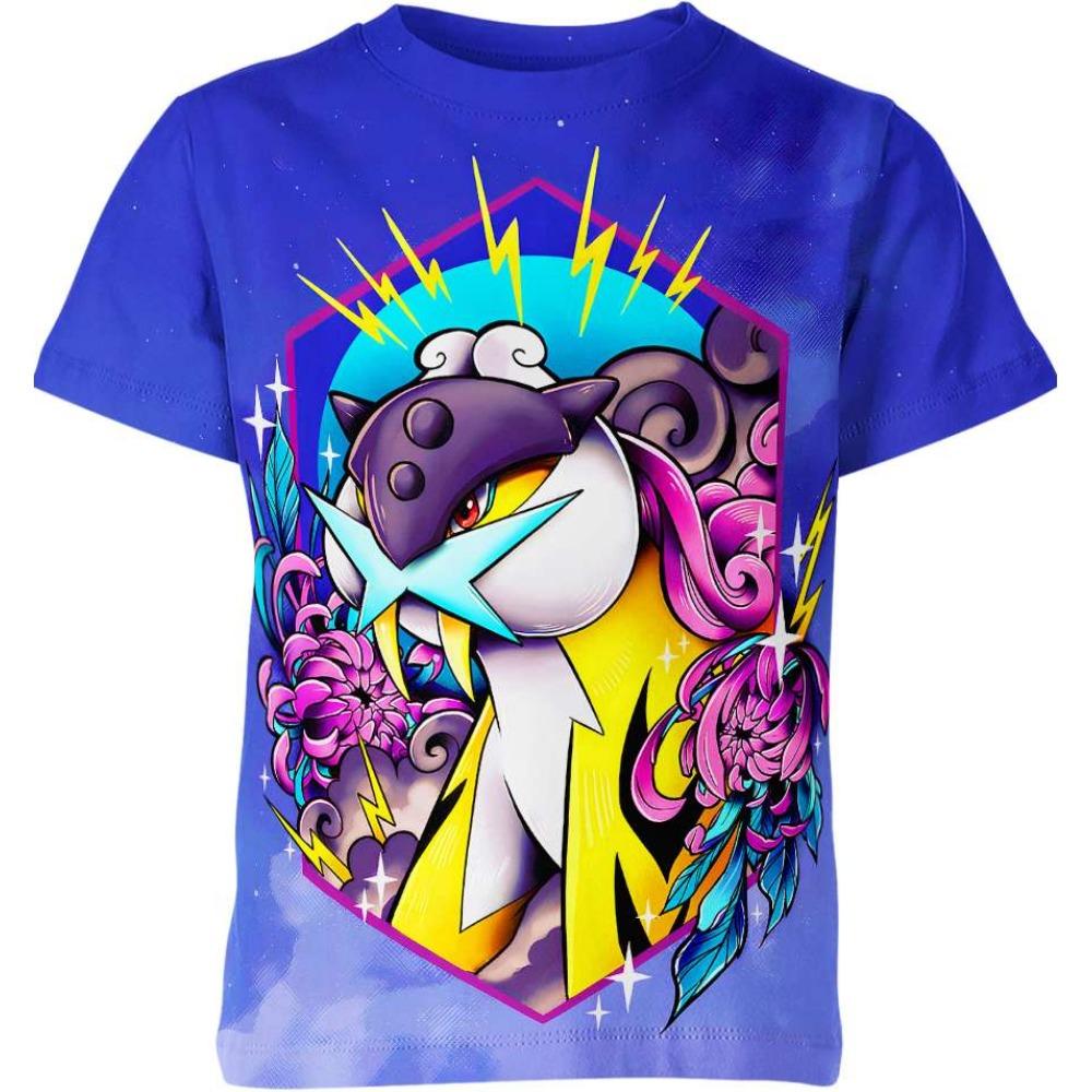 Pocket Monster 2025 Summer New Style Boy Cosplay Costume 3D Printed Cartoon T-Shirt Children's Casual Street Sports