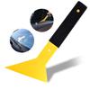 Car Window Tint Squeegee Long Reach Handle Triangle Plastic Scraper for Car Vinyl Wrap Graphic Decal Glass Film Window Tint Tool