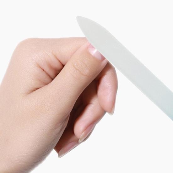 Pilă de unghii Yousheng din sticlă artificială de cristal, non-poroasă, durabilă, reutilizabilă, cu design colorat, pilă pentru manichiură pentru unghii sănătoase